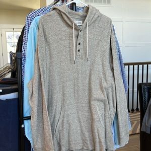 Lucky Brand hoodie lightweight Henley